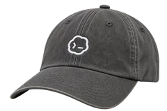 Washed charcoal OpenAI Codex cap with a white terminal mark embroidered on the front